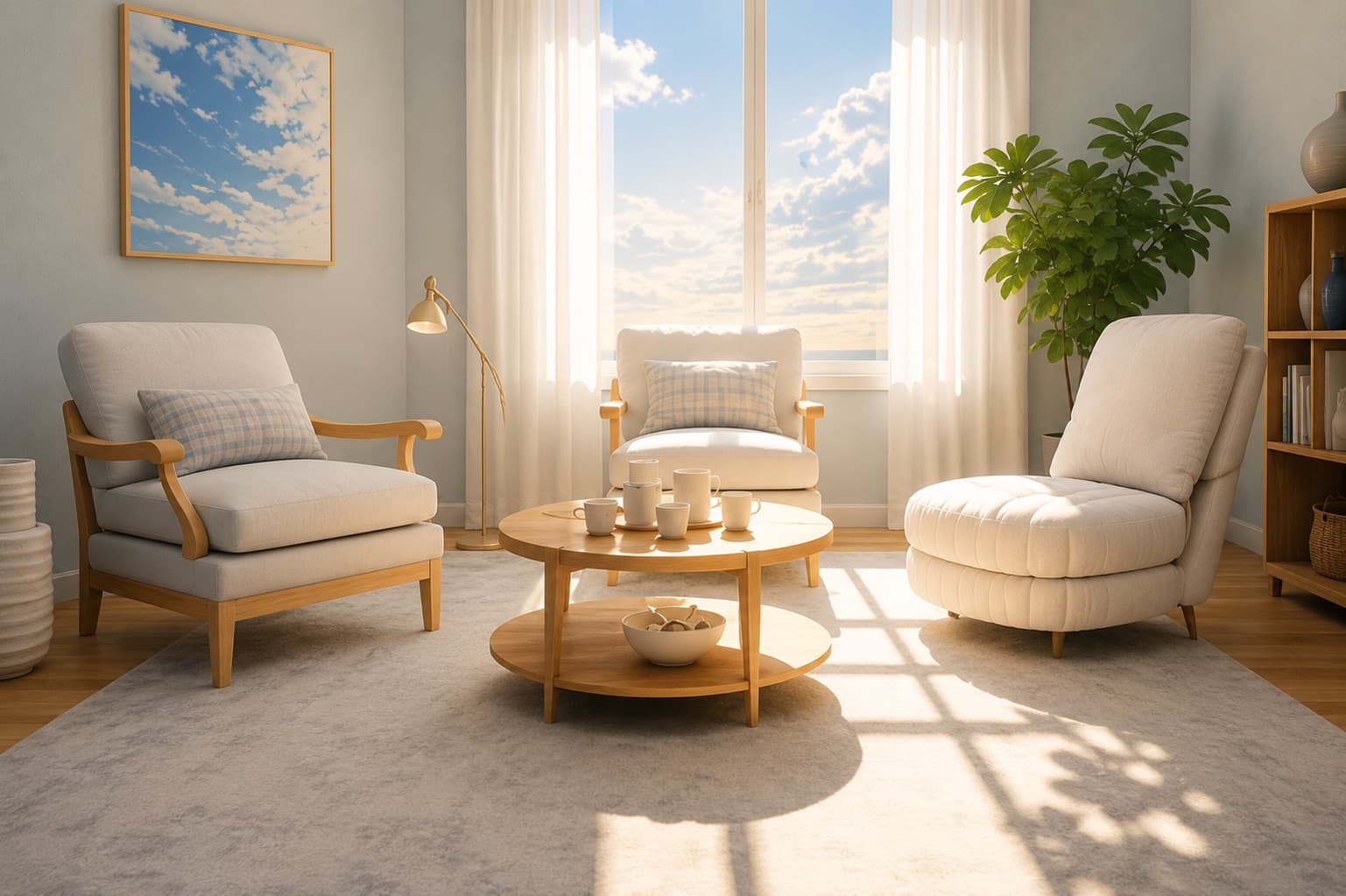 The warm, welcoming office where sessions take place